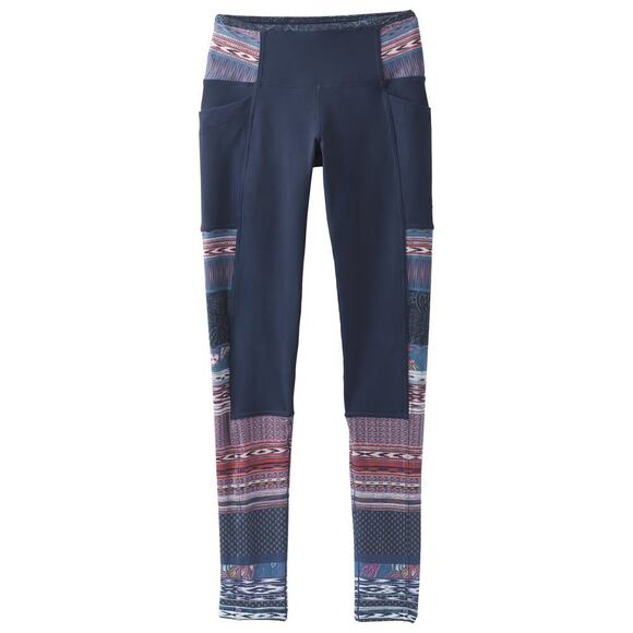 PrAna‎ Women's Chakara Blue Highway Pioneer Aztec Print Leggings Size XS - Picture 2 of 16